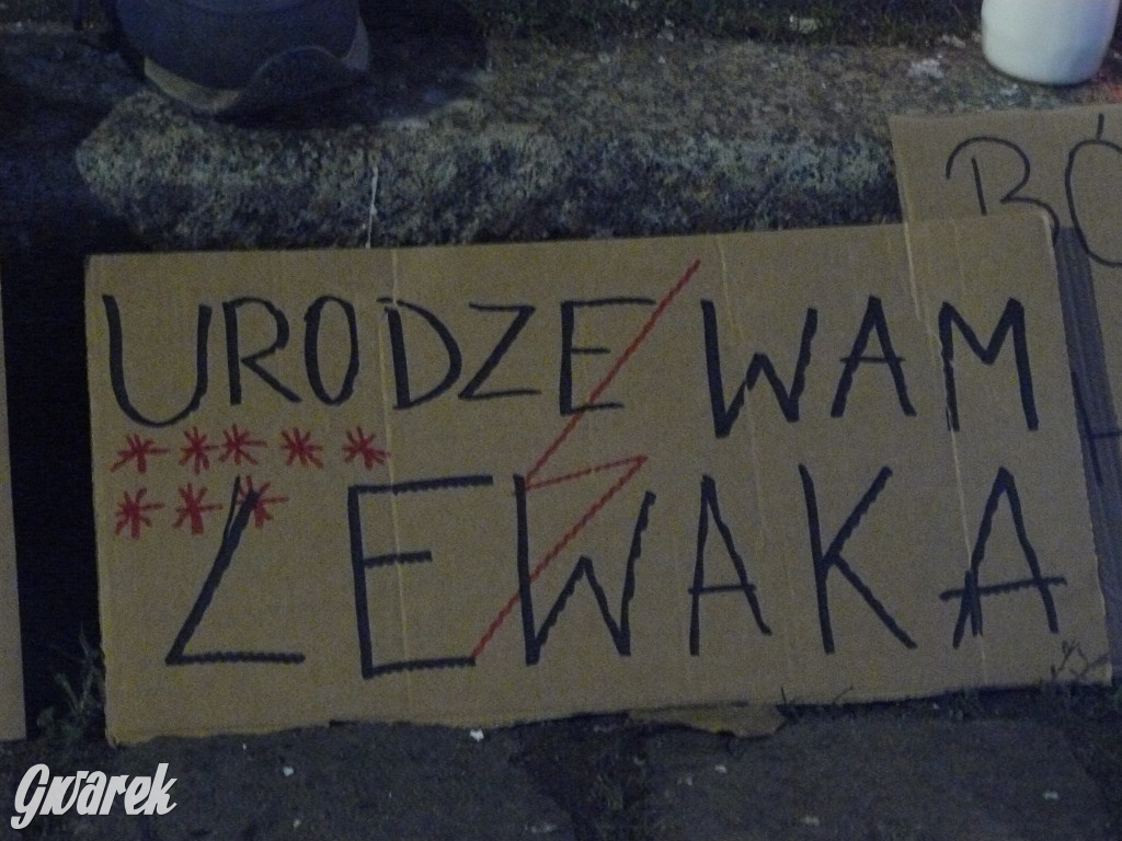 Protest kobiet w Tarnowskich Górach - 26.10