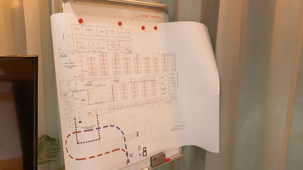 Trwa budowa szpitala tymczasowego w Pyrzowicach