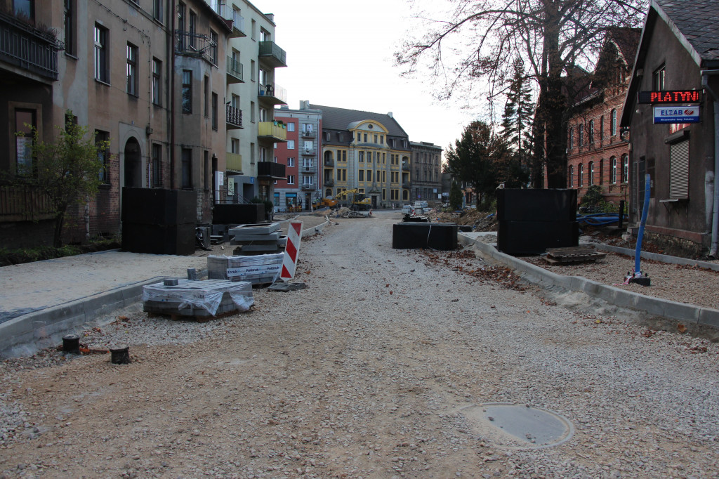 Remont ul. Powstańców Śląskich - chodniki i miejsce na zieleń