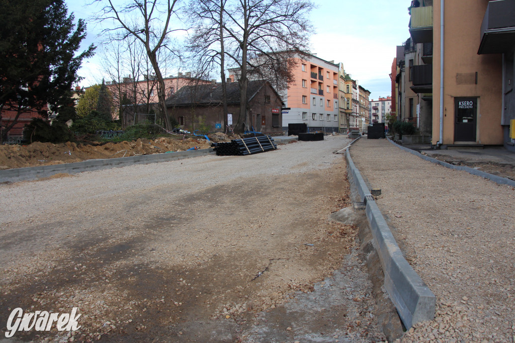 Remont ul. Powstańców Śląskich - chodniki i miejsce na zieleń