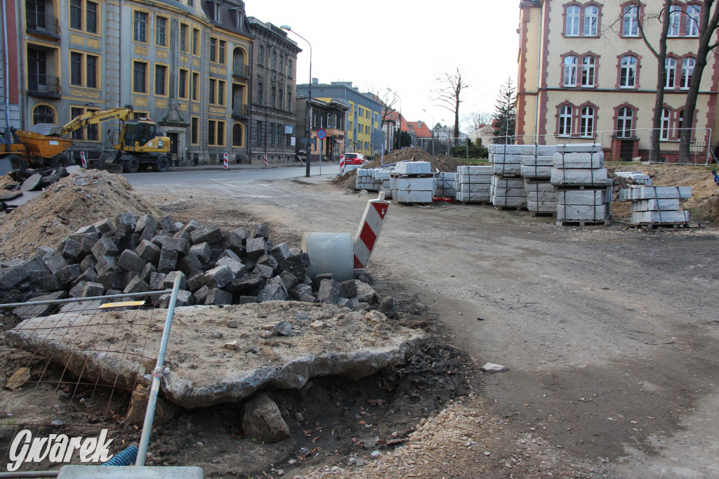 Remont ul. Powstańców Śląskich - chodniki i miejsce na zieleń