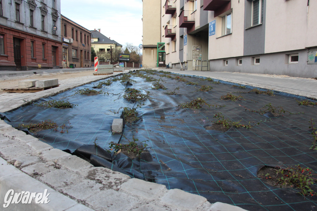 Remont ul. Powstańców Śląskich - chodniki i miejsce na zieleń