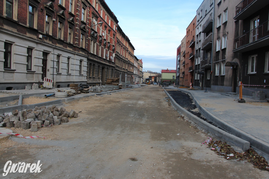 Remont ul. Powstańców Śląskich - chodniki i miejsce na zieleń