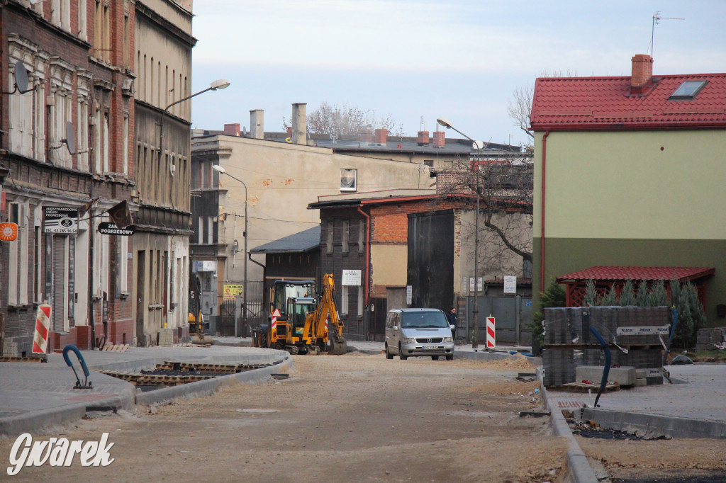 Remont ul. Powstańców Śląskich - chodniki i miejsce na zieleń