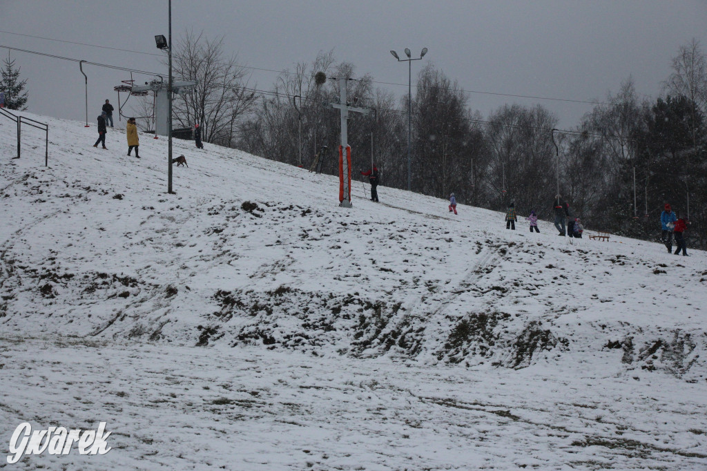 Spadł pierwszy śnieg: sanki, bałwany, radość