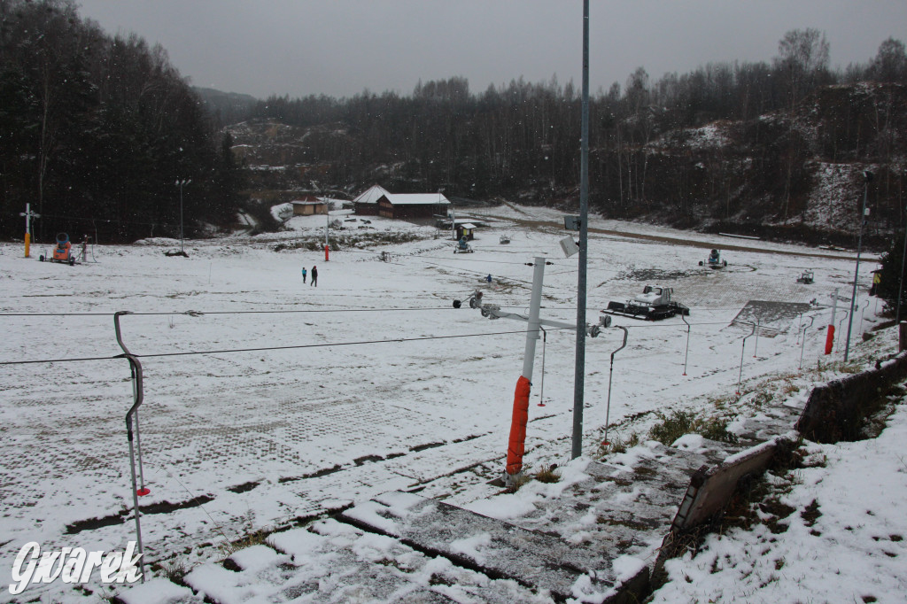 Spadł pierwszy śnieg: sanki, bałwany, radość