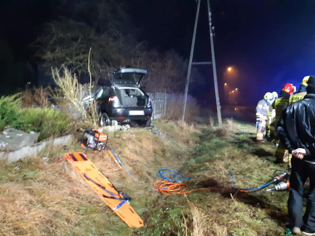 Wypadek w Ożarowicach