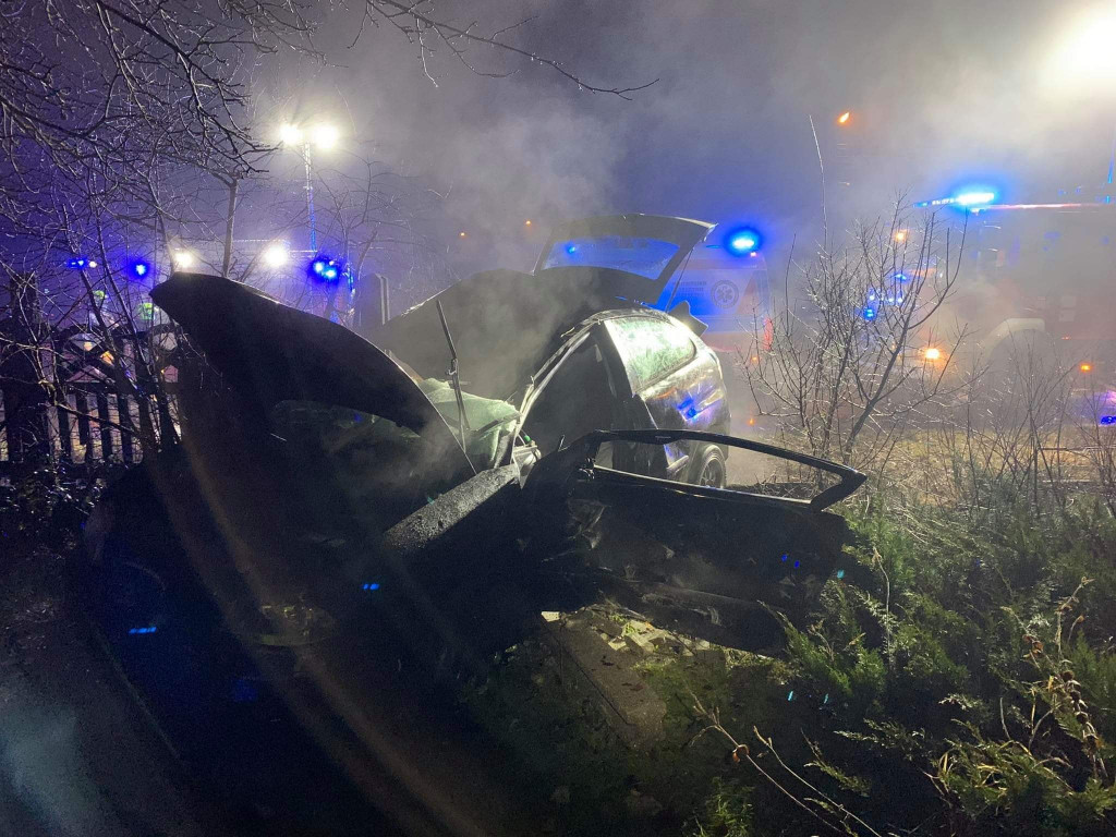 Wypadek w Ożarowicach