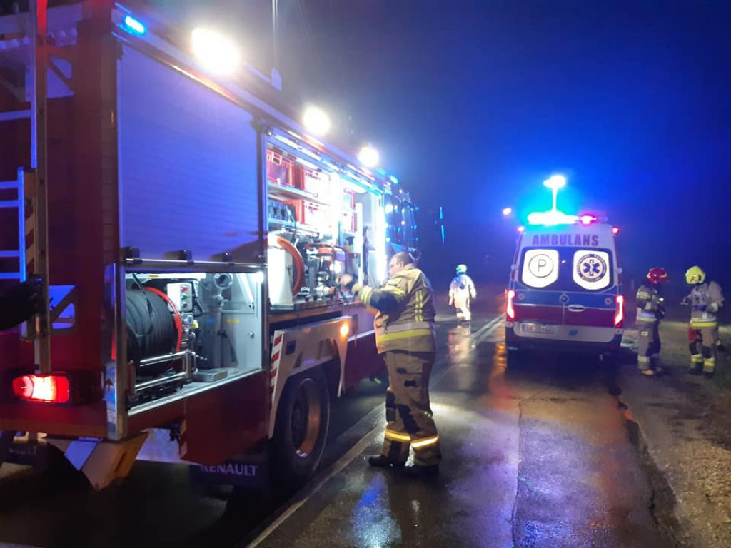 Wypadek w Ożarowicach