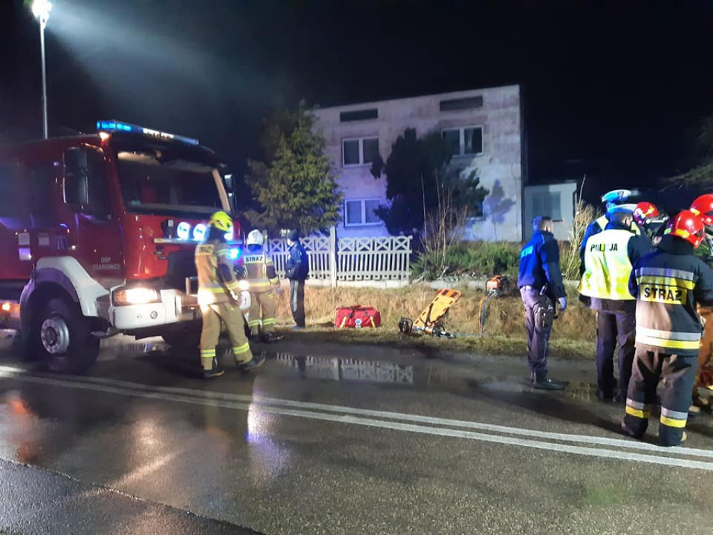 Wypadek w Ożarowicach