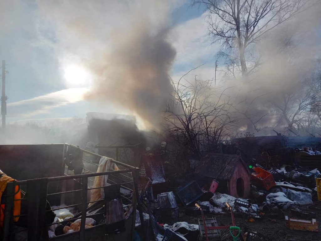 Pożar pomieszczenia gospodarczego w Szałszy