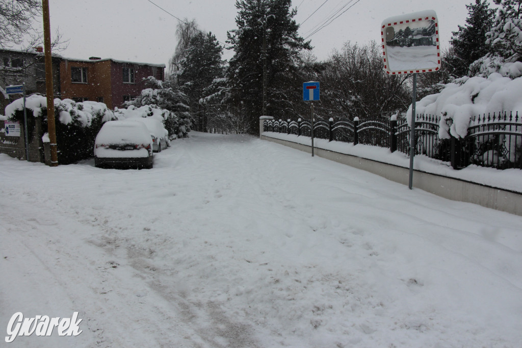 Rekordowe opady śniegu. Czy po waszej ulicy jechał już pług?