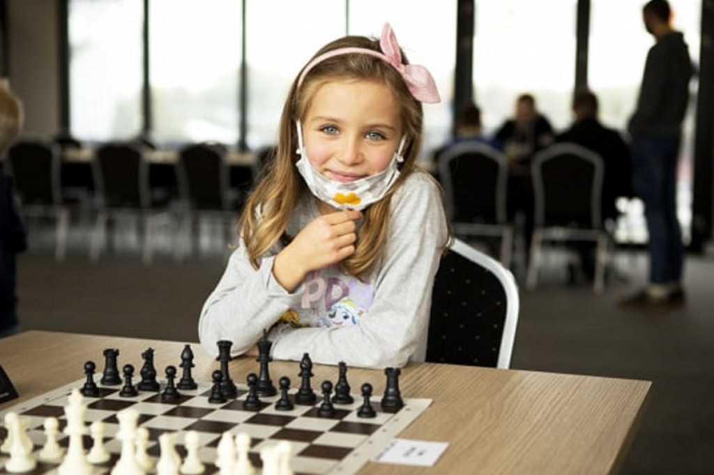 Marta Staszczyszyn z Kamieńca. Zaczęła grać w szachy jako 4-latka