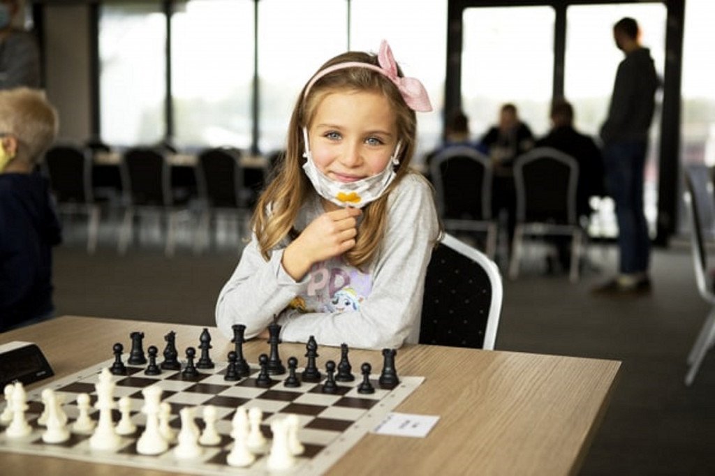 Marta Staszczyszyn z Kamieńca. Zaczęła grać w szachy jako 4-latka