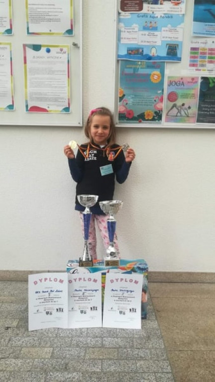 Marta Staszczyszyn z Kamieńca. Zaczęła grać w szachy jako 4-latka