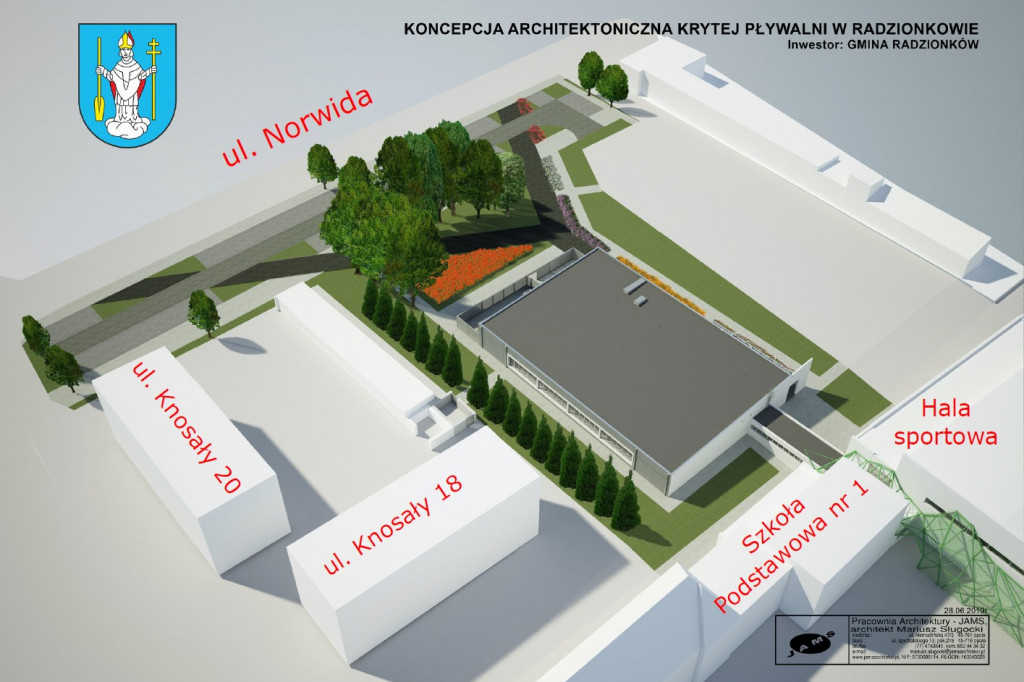 Jak ma wyglądać kryta pływalnia w Radzionkowie?