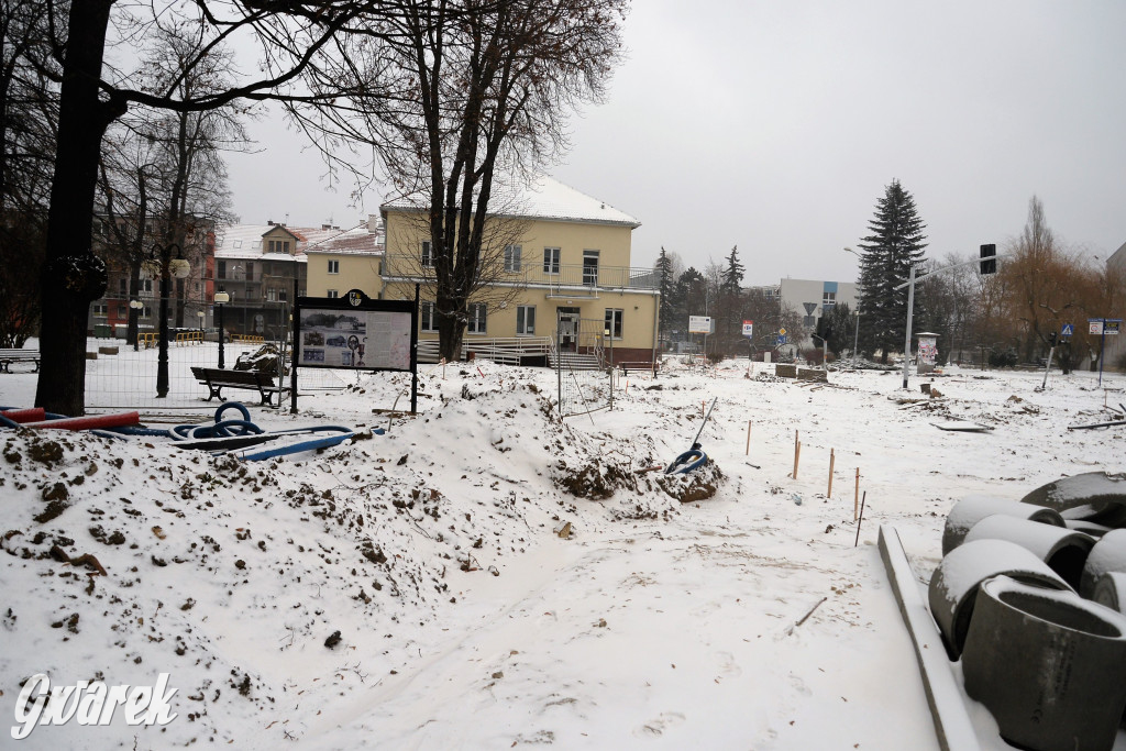 Tarnowskie Góry - rondo w budowie