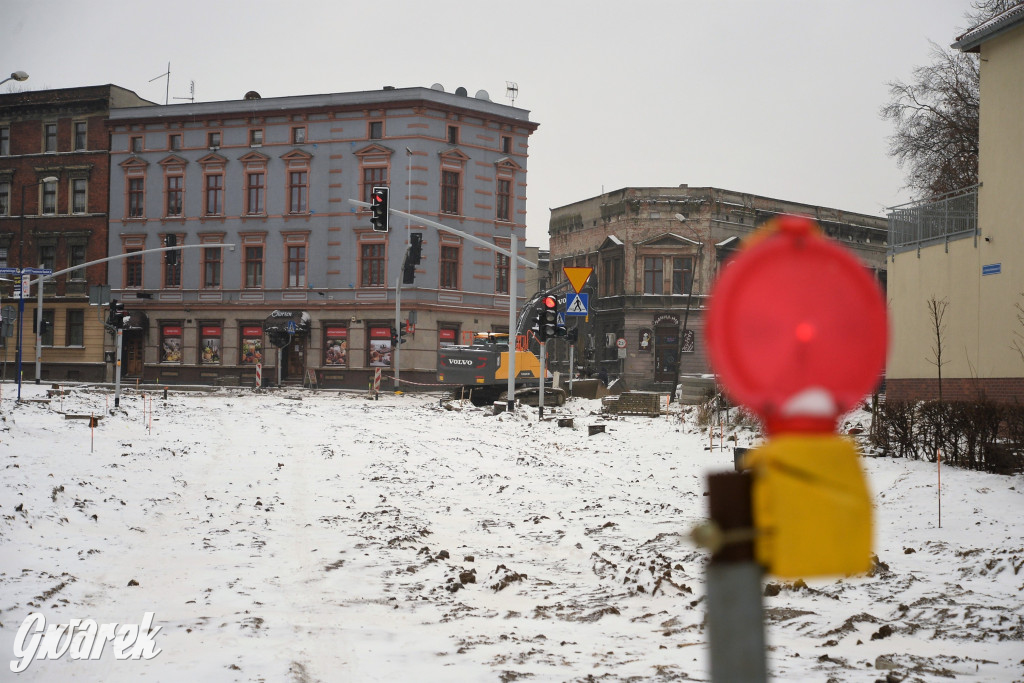 Tarnowskie Góry - rondo w budowie