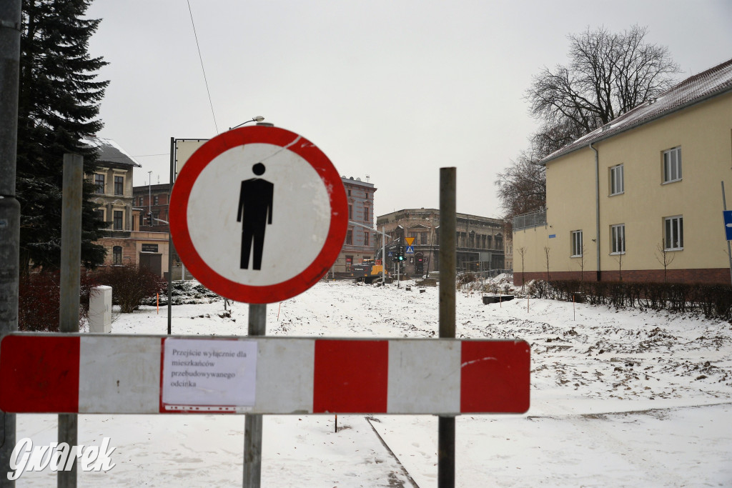 Tarnowskie Góry - rondo w budowie