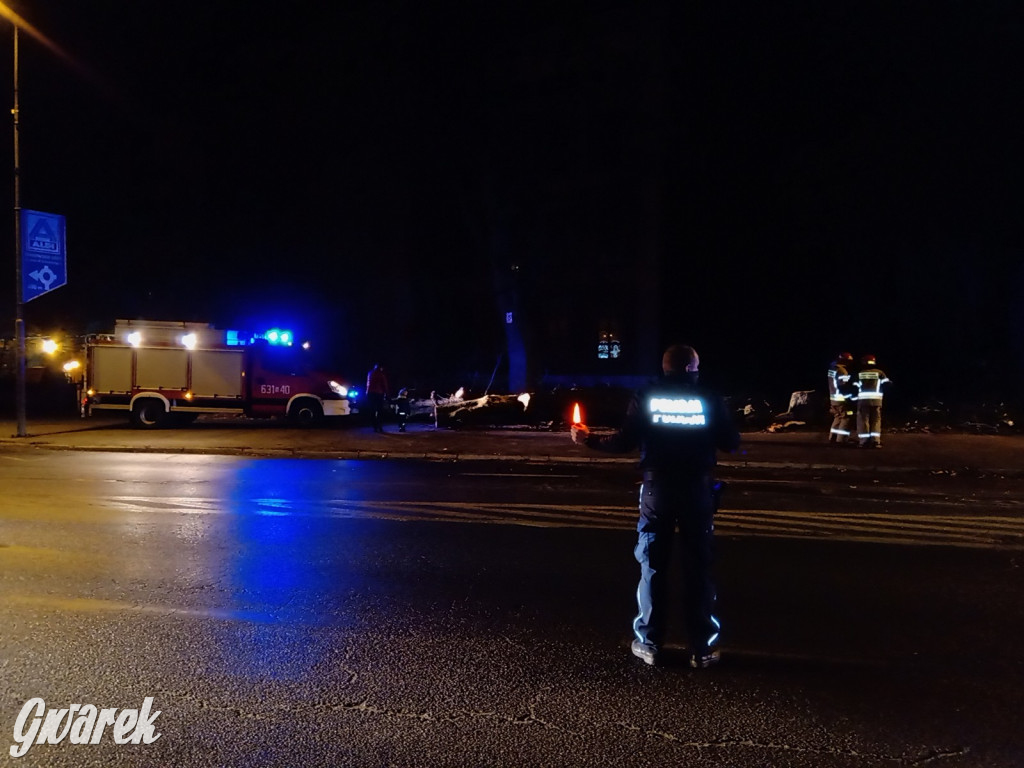 Drzewo przewróciło się na ul. Piłsudskiego