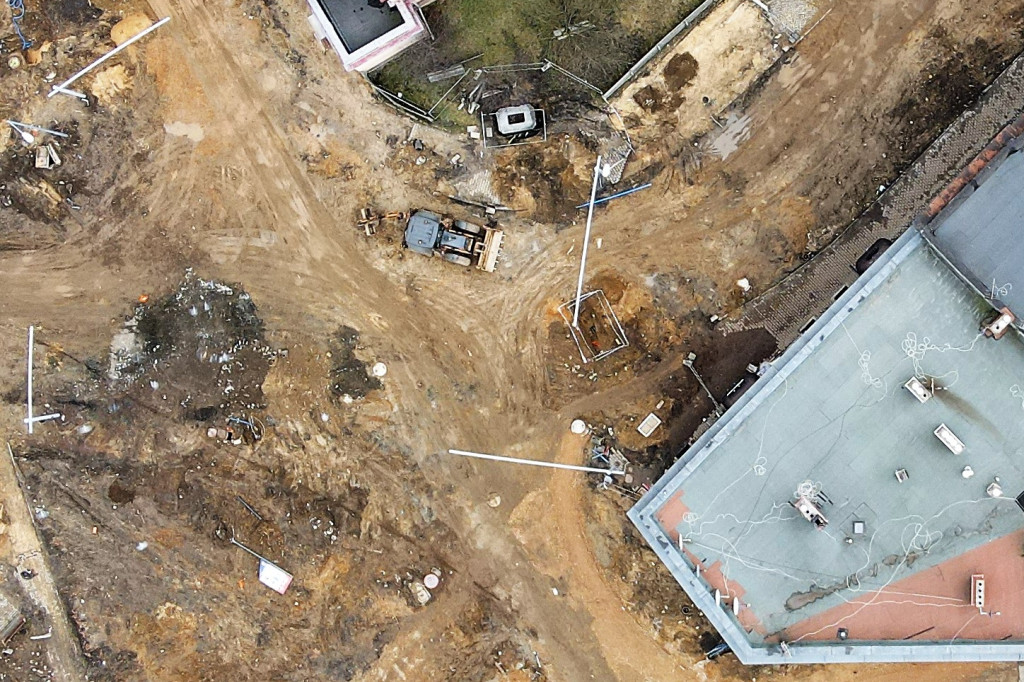 Tu budują rondo, od miesiąca