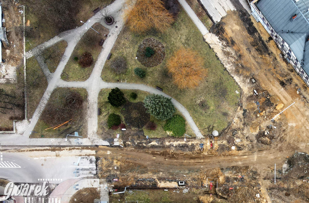 Tu budują rondo, od miesiąca