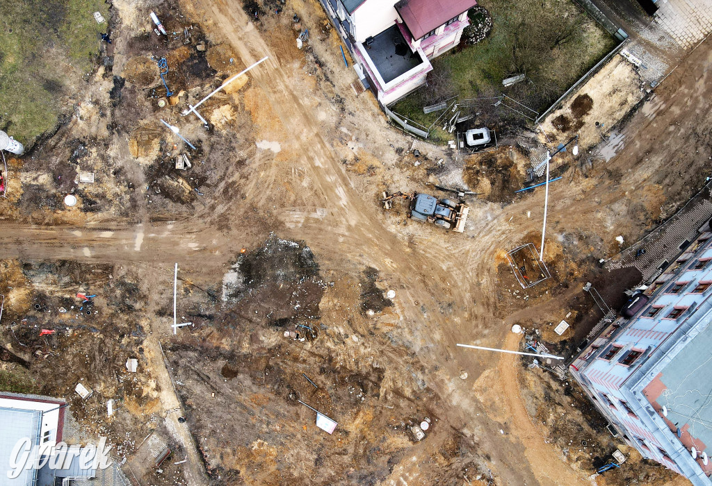 Tu budują rondo, od miesiąca