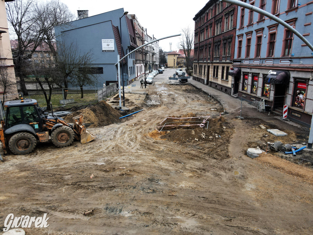 Tu budują rondo, od miesiąca