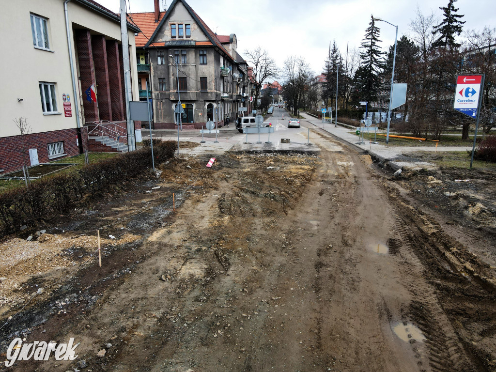 Tu budują rondo, od miesiąca