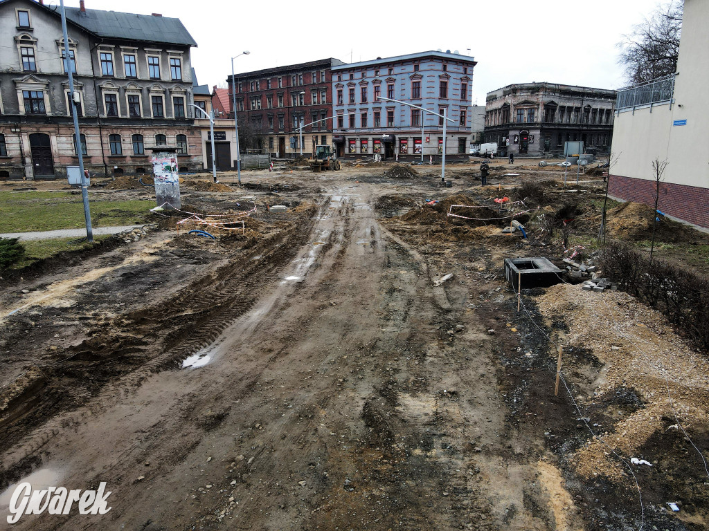 Tu budują rondo, od miesiąca