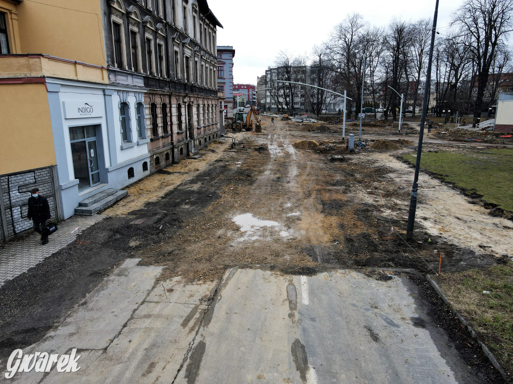 Tu budują rondo, od miesiąca