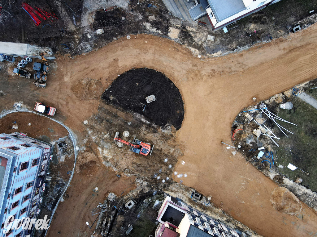 Tarnowskie Góry - rondo nabiera kształtów