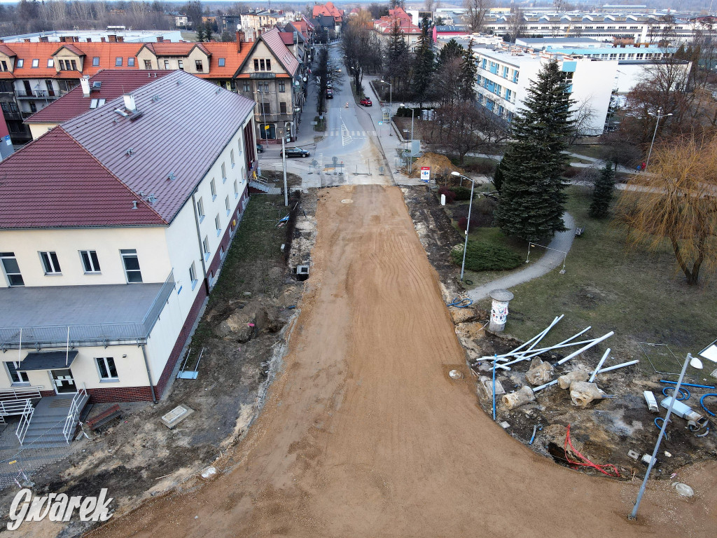 Tarnowskie Góry - rondo nabiera kształtów