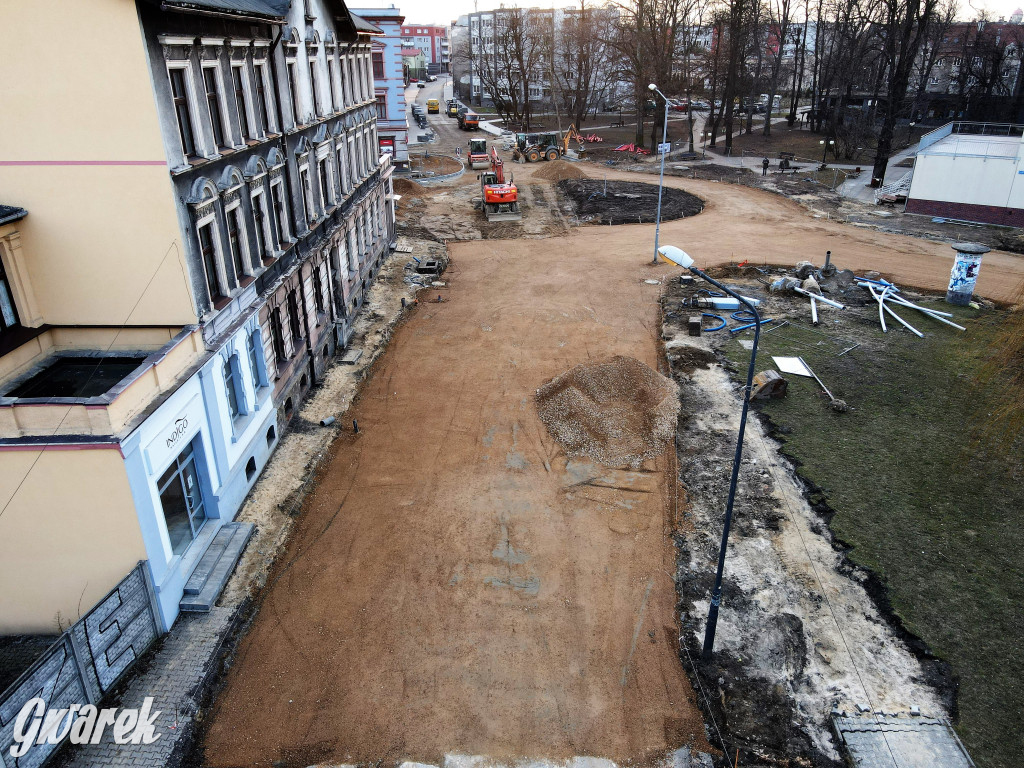 Tarnowskie Góry - rondo nabiera kształtów