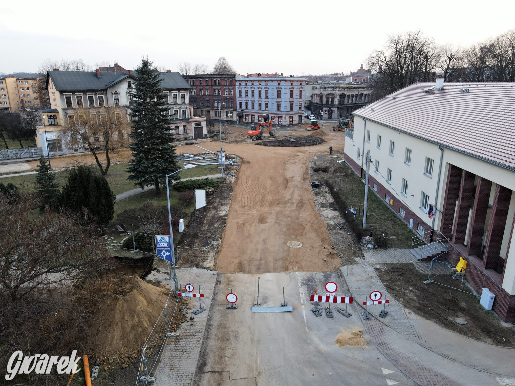 Tarnowskie Góry - rondo nabiera kształtów