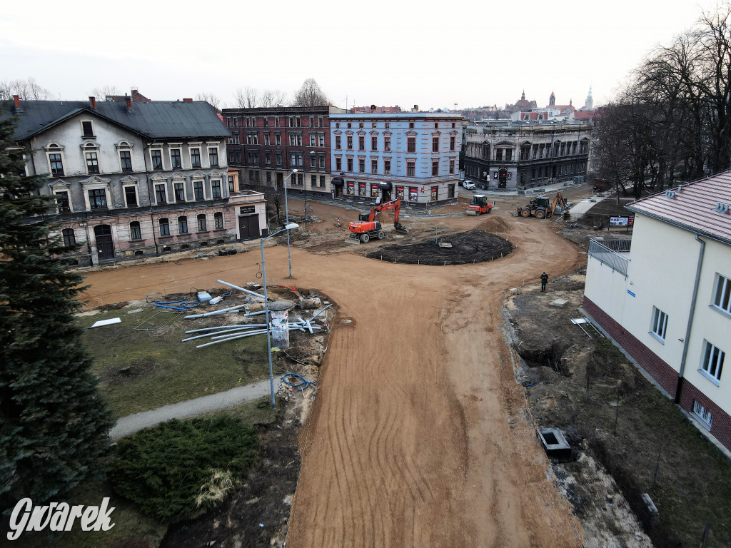 Tarnowskie Góry - rondo nabiera kształtów