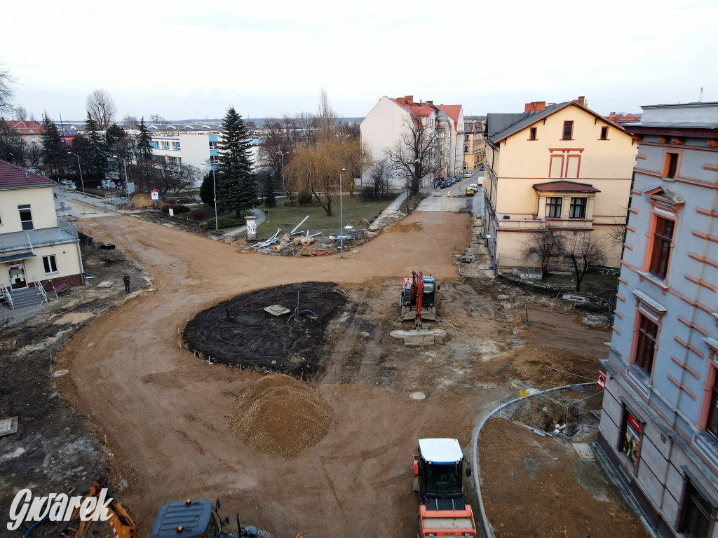Tarnowskie Góry - rondo nabiera kształtów