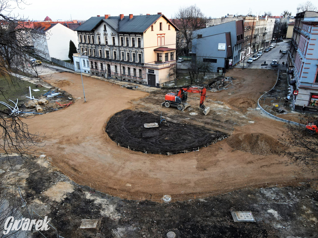 Tarnowskie Góry - rondo nabiera kształtów
