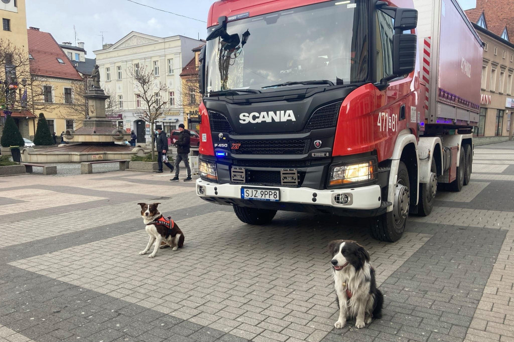 Nasi w akcji na gruzowisku kamienicy w Rybniku