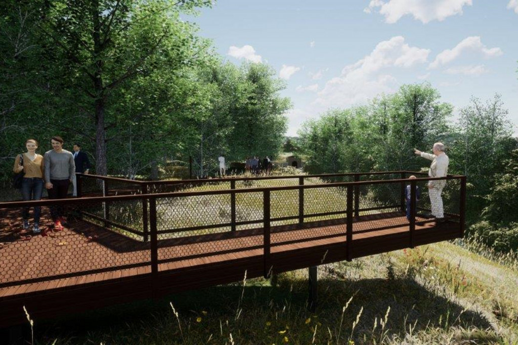 Z Ptakowic do bramy Gwarków - wizualizacje ścieżki