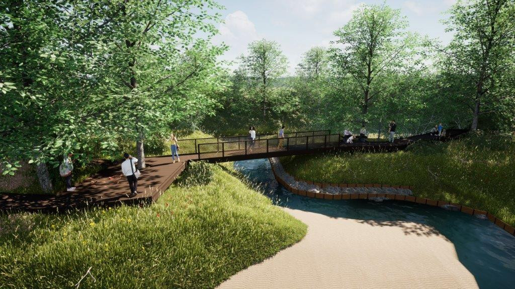 Z Ptakowic do bramy Gwarków - wizualizacje ścieżki