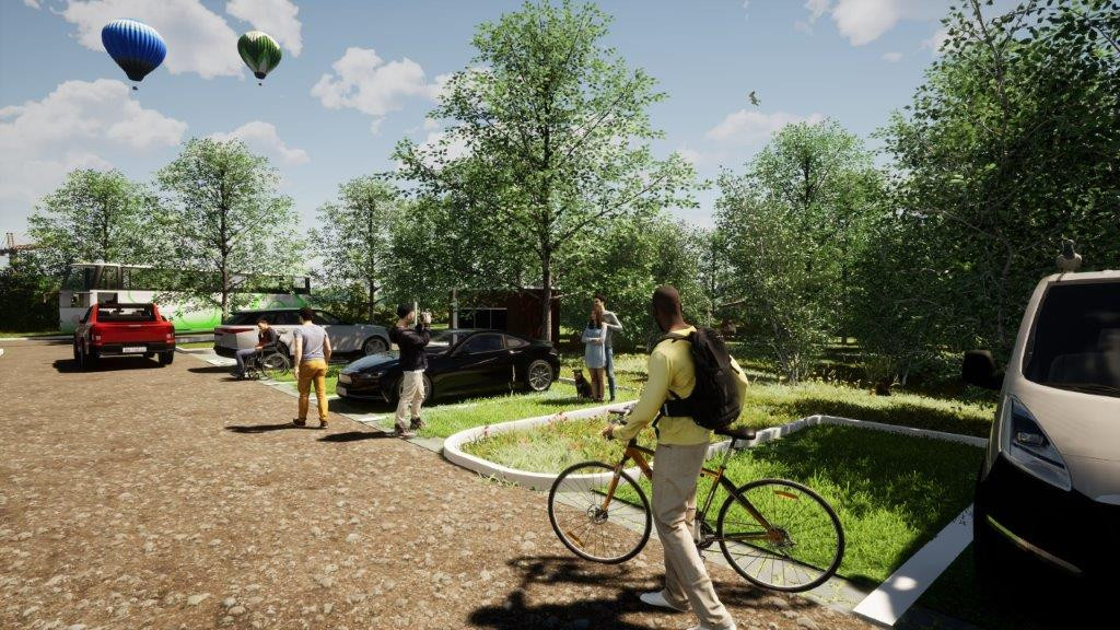 Z Ptakowic do bramy Gwarków - wizualizacje ścieżki