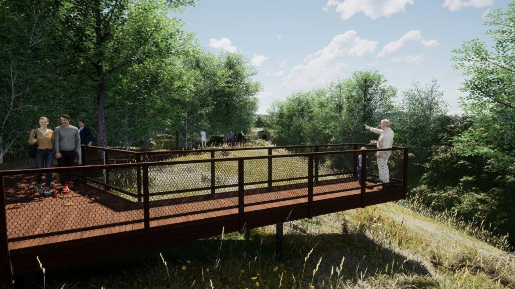 Z Ptakowic do bramy Gwarków - wizualizacje ścieżki