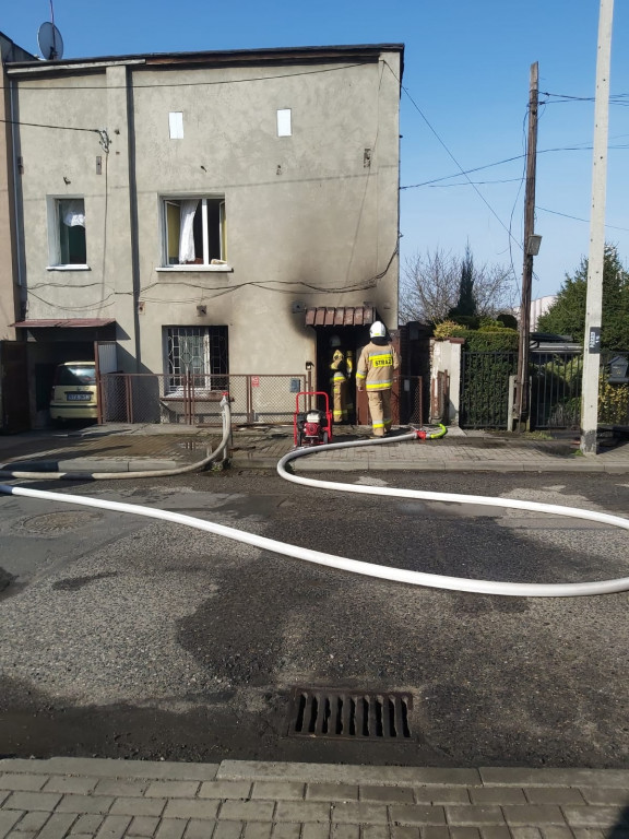 Spaliło się mieszkanie w Radzionkowie