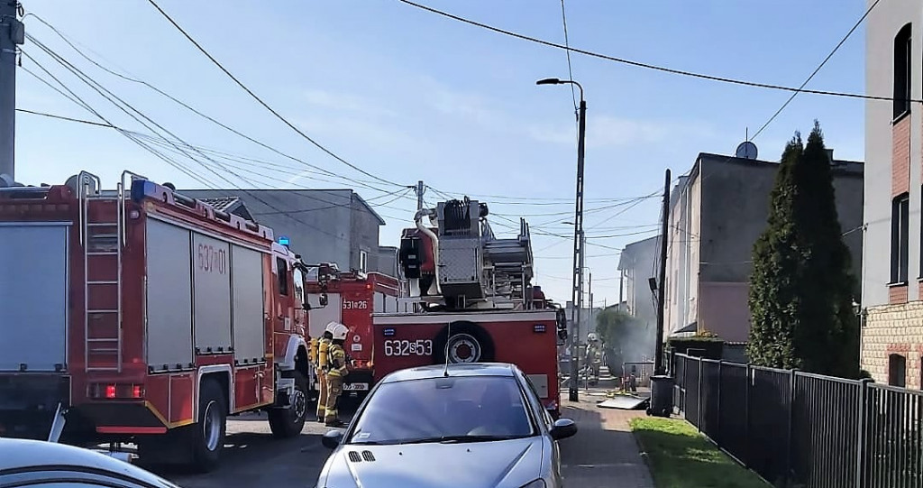 Spaliło się mieszkanie w Radzionkowie