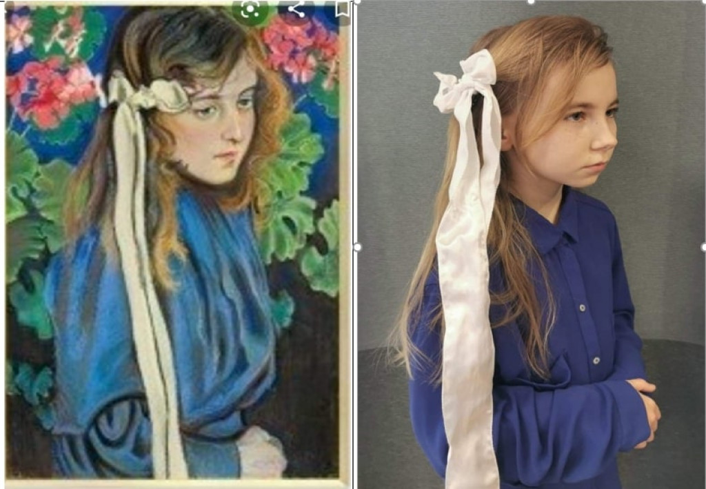 Żywe obrazy w miasteczkowskiej podstawówce