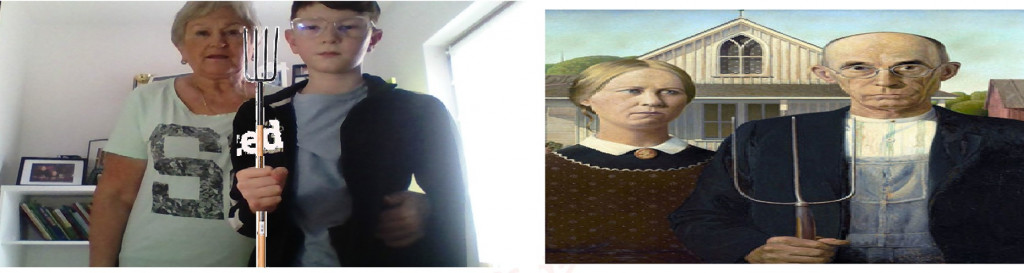 Żywe obrazy w miasteczkowskiej podstawówce