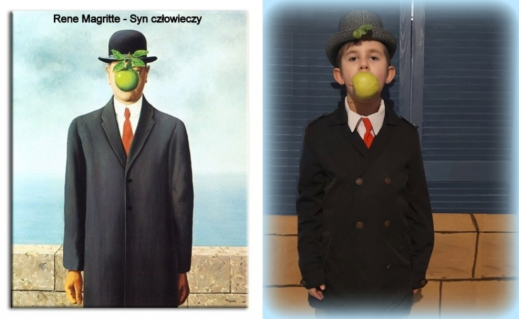 Żywe obrazy w miasteczkowskiej podstawówce