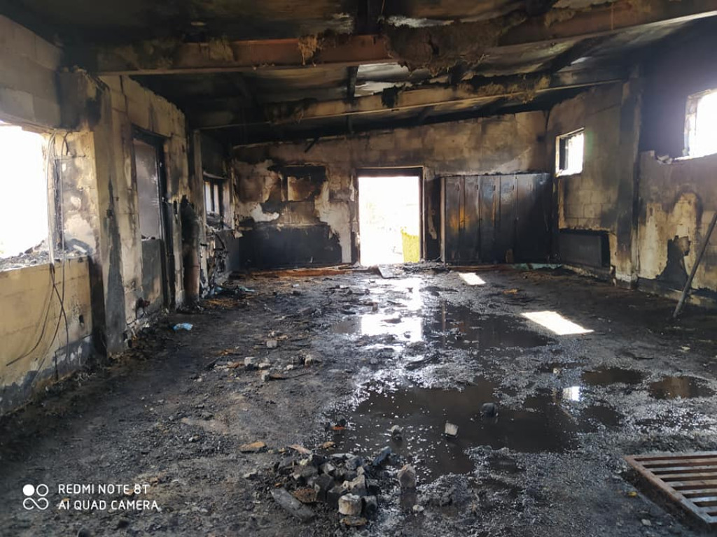 Zakład stolarski doszczętnie spłonął