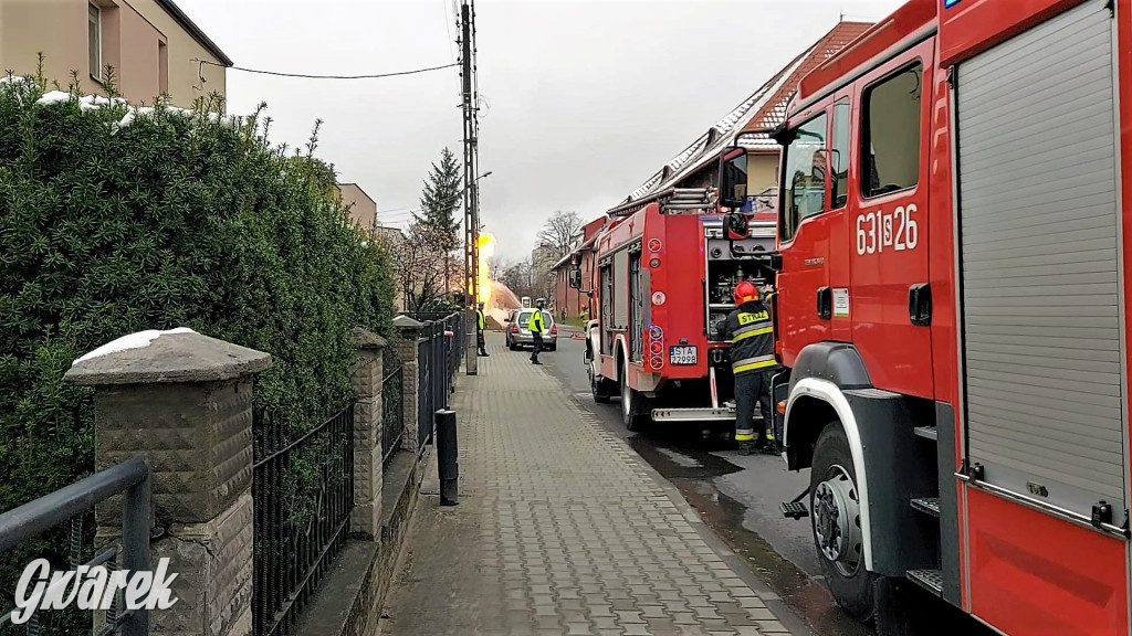 Tarnowskie Góry. Zapalił się gaz, dwie osoby ranne